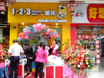 加盟一个大小孩童装店,要多少钱?