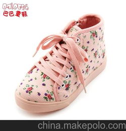 女孩帆布童鞋品牌大全图片，小女孩的帆布鞋贴吧