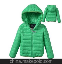 品牌童装棒球服羽绒的价格
