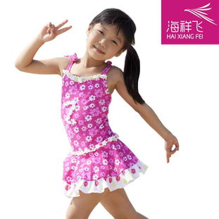 童装品牌女童泳衣防晒
