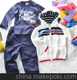 品牌男童装三件套图片
