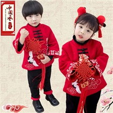 拜年服童装批发文案
