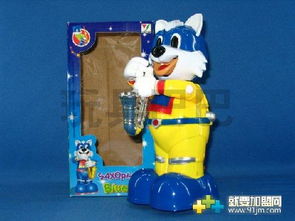 玩具工厂蓝猫画
